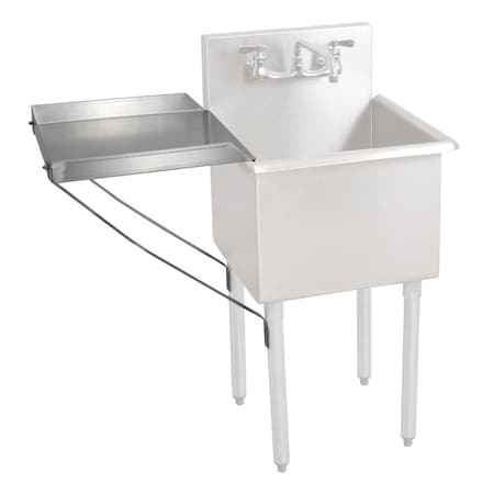 Bk Resources Stainless Steel Detachable Drainboard for 24X24 budget sinks BK8BS-DD24